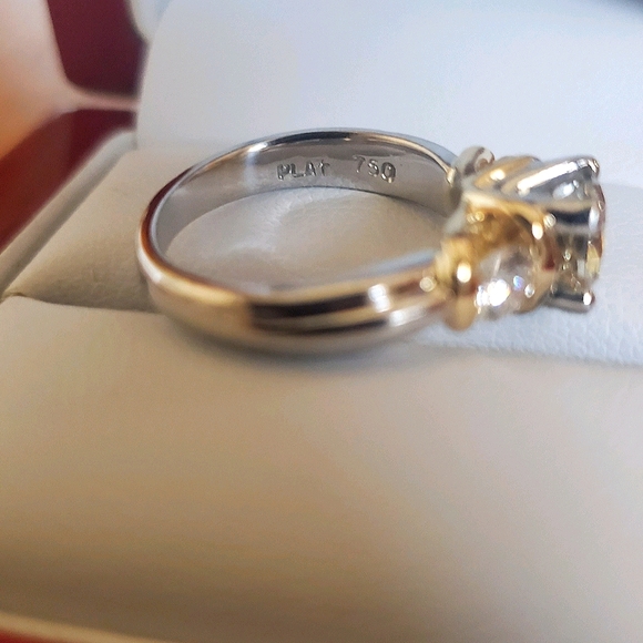 Verragio fancy yellow diamond ring 1.53 tcw - Picture 8 of 12